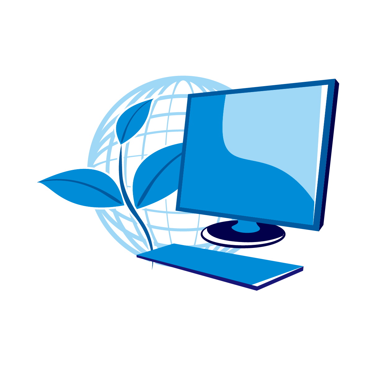 Computer Logo PNG Transparent Vectors Free Download
