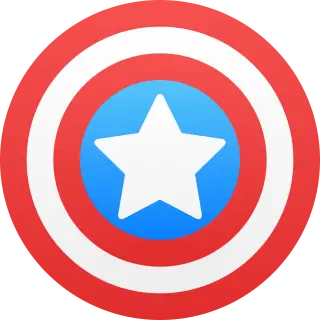 Escudo capitan america vector png, logo creative background free logo