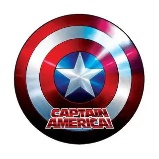 captain america logo on shield transparent png