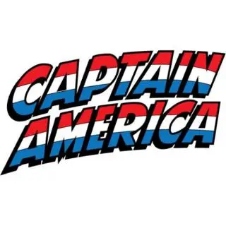 captain america logo png vintage 70s 80s