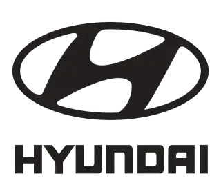 hyundai motor company black png logo
