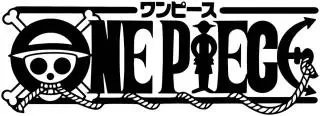 one piece black and white symbol png, one piece logo anime free logo