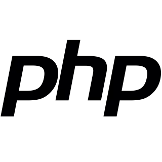 black php backend develeoper logo png