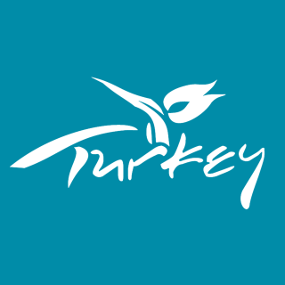 Blue Style Turkey tourism transparent logo