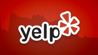 yelp logo red background
